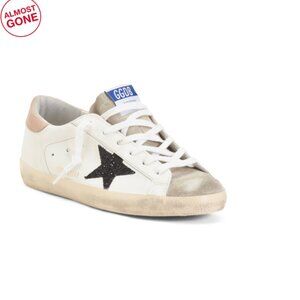 GOLDEN GOOSE White Made In Italy Leather Sneakers
